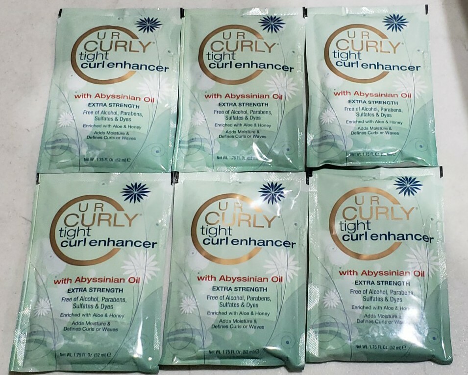 U R CURLY Tight Curl Enhancer Abyssinian Oil Aloe Honey Defines Curls ...