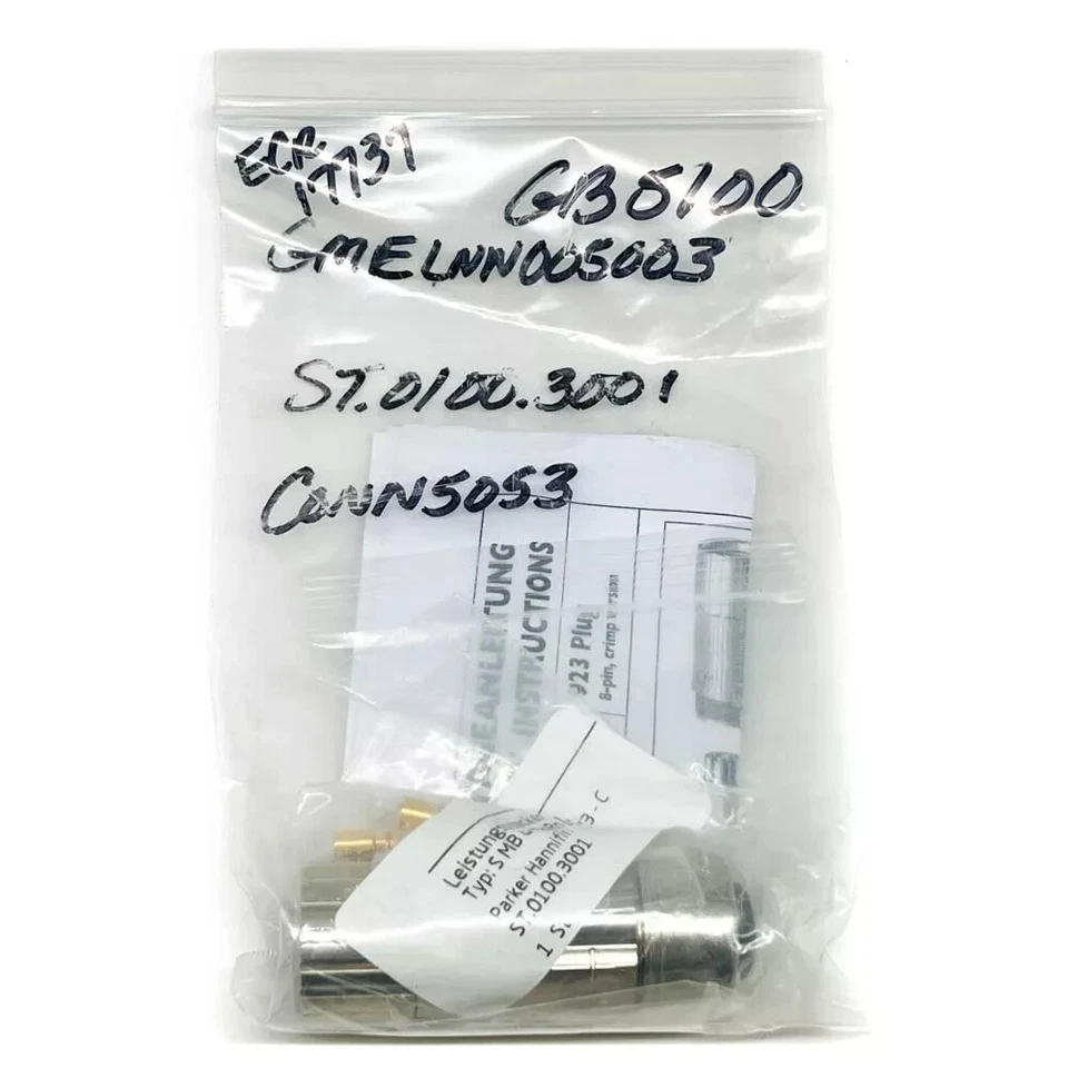 Conector Parker Hannifin ST-0100-3001 para cable, enchufe 923 versión crimpada de 8 pines Foto 2 de 4