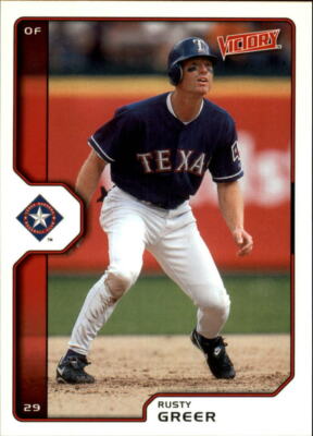 2002 Upper Deck Victory  #123 Rusty Greer - NM-MT 