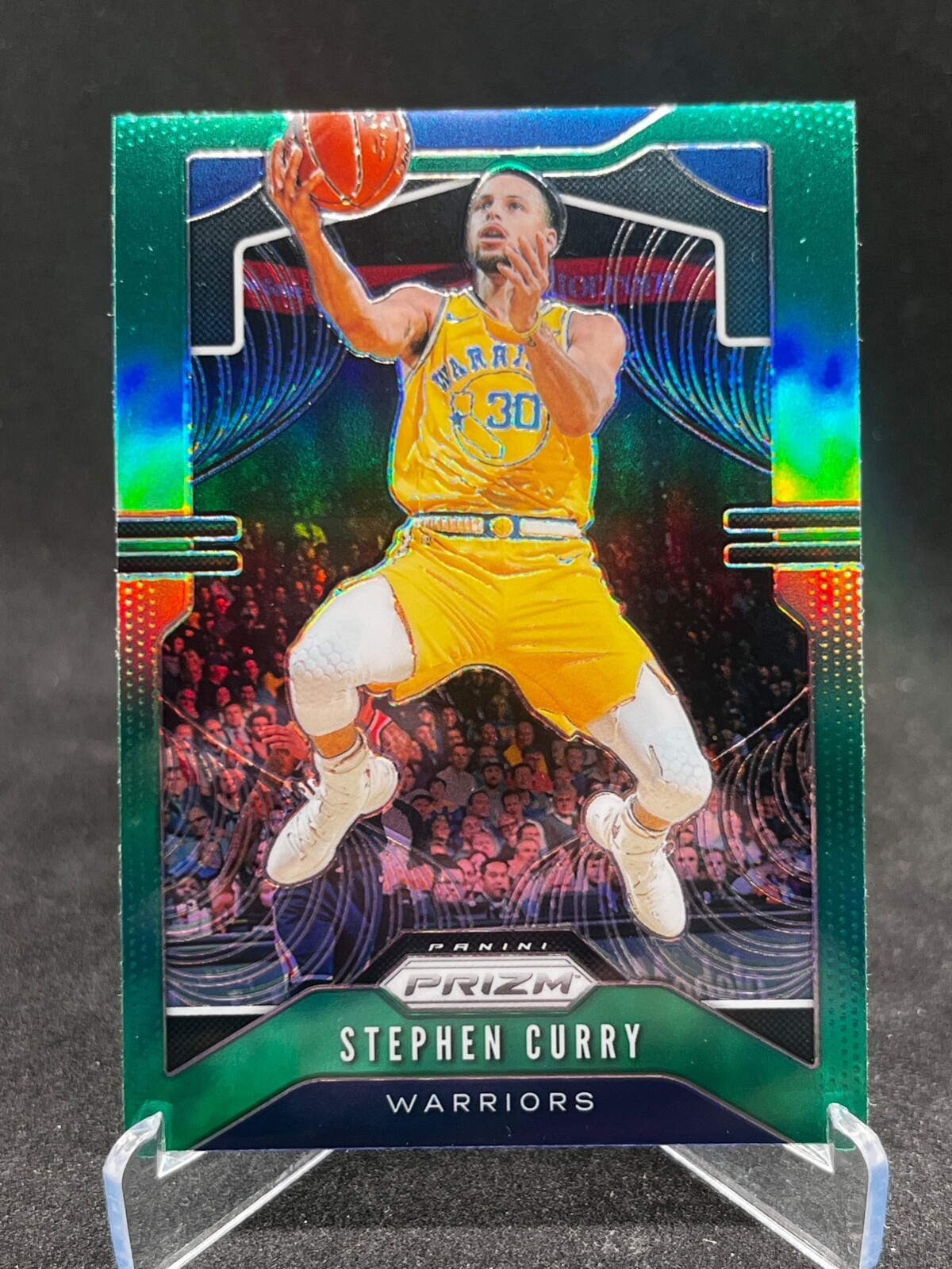 2019-20 Panini Prizm Prizms Green #98 Stephen Curry