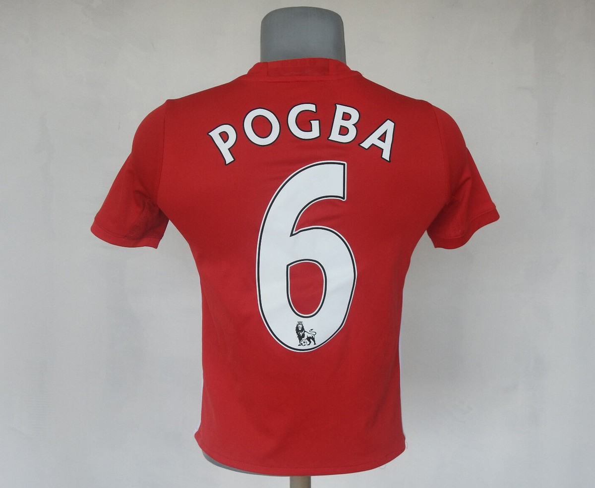 Manchester United 2016 2017 Home Jersey #6 Pogba Adidas Red Shirt