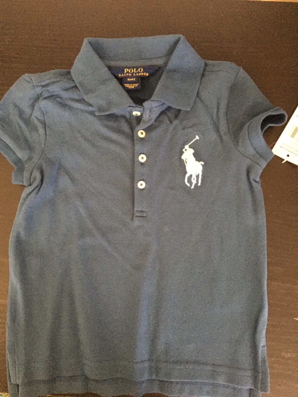 Polo Ralph Lauren T shirt top ragazza grande pony 4 4T
