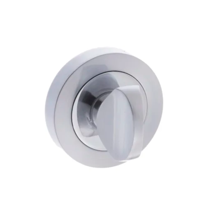 George Boyd Bathroom Privacy Thumb Turn Release Polished Chrome 50mm GBDF5105