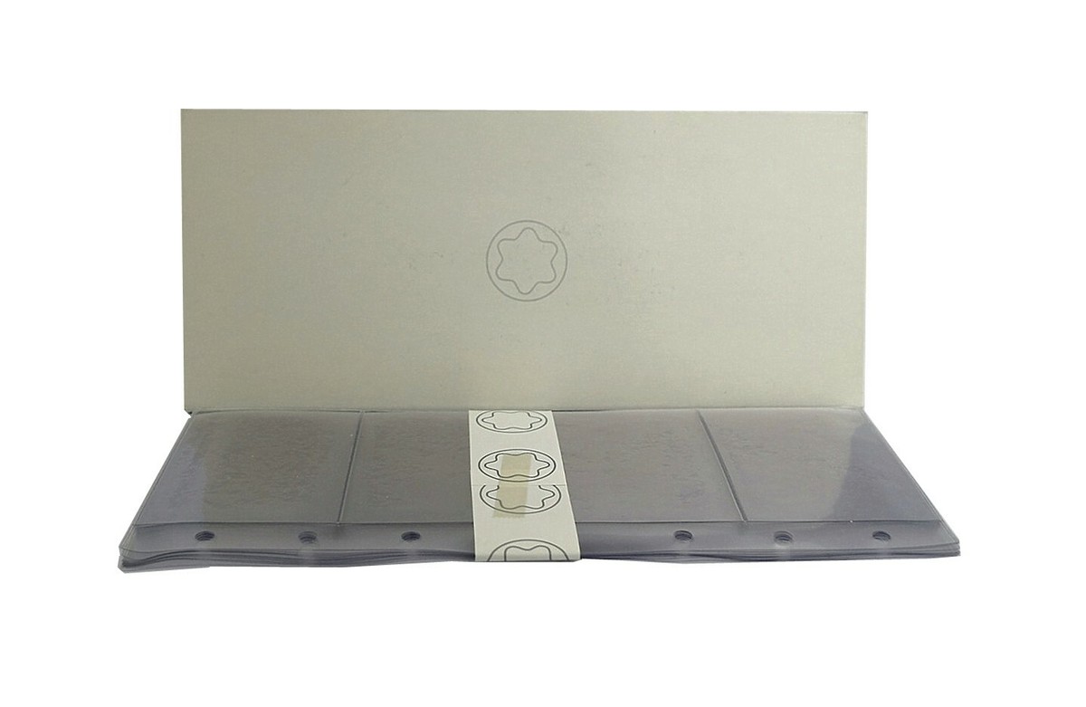 MONTBLANC FOR 3063110 PCS x BUSINESS CARD ORGANIZER REFILLS NEW 02127  GERMANY