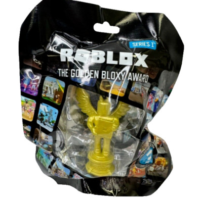 【新品未開封】 ROAD TO GOLD ROBL0X RARE Backpack Clips Golden Bloxy Award Pin Toy Code ONLY