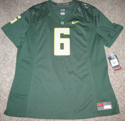 Oregon Ducks Green #6 Women's 2XL Nike Game Jersey | eBay
