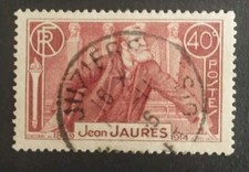 SORTI ALBUM TIMBRE 1936 JEAN JAURES N 318 Obl