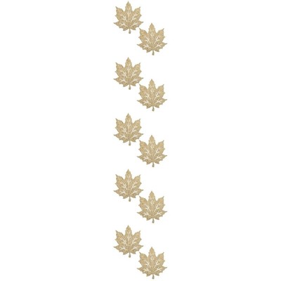 Set of 5 Felt Leaf Cutout Placemats Table Decor Thanksgiving