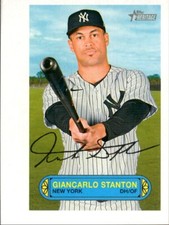 GIANCARLO STANTON 2022 Topps Heritage 1973 Pin Ups Box Topper #73PU-41