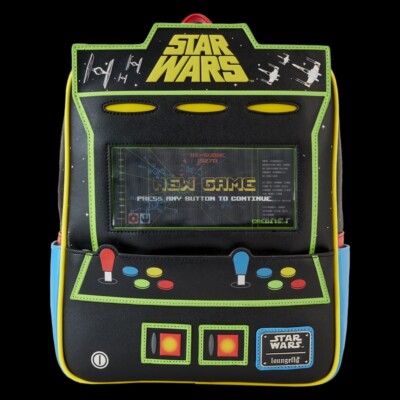 Loungefly NYCC LE Star Wars Vintage Video Game Arcade Mini Backpack!