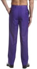 CONCITOR Men's Dress Pants Trousers Flat Front Slacks PURPLE INDIGO Color 28 — photo 2