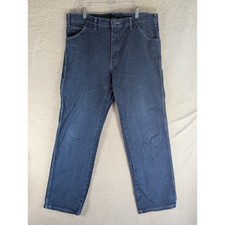 Dickies Carpenter Jeans Mens 38x32 Blue Denim Relaxed Heavyweight Work
