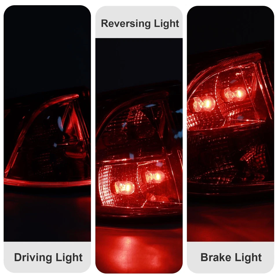 LED Tail lights Assembly Compatible with Honda Odyssey 2018-2023 OE Style Rea... - Image 3 of 4