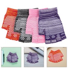 4 Pairs Aerial Yoga Gloves Bike Riding Half Finger Cycling Women