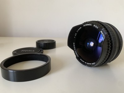Sigma Fisheye Filtermatic 16mm f/2.8 lens MC Zubehörpaket OM-Mount {Ref. S11}