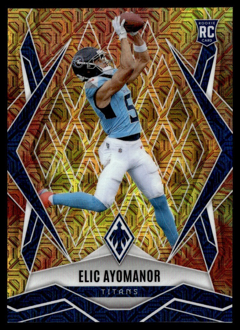 2025 Panini Phoenix FireBurst Elic Ayomanor RC 001/350 #167