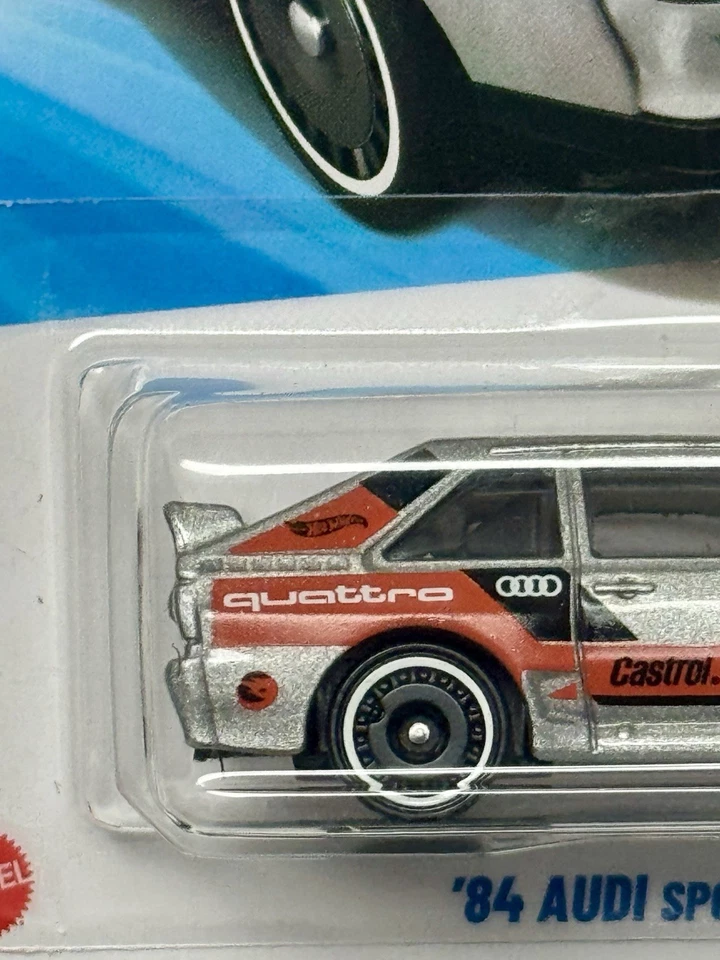 🔥 2025 Hot Wheels Treasure Hunt + Wild широкофюзеляжный лот товаров - 84 Audi Quattro TH Int - Изображение 3 из 4