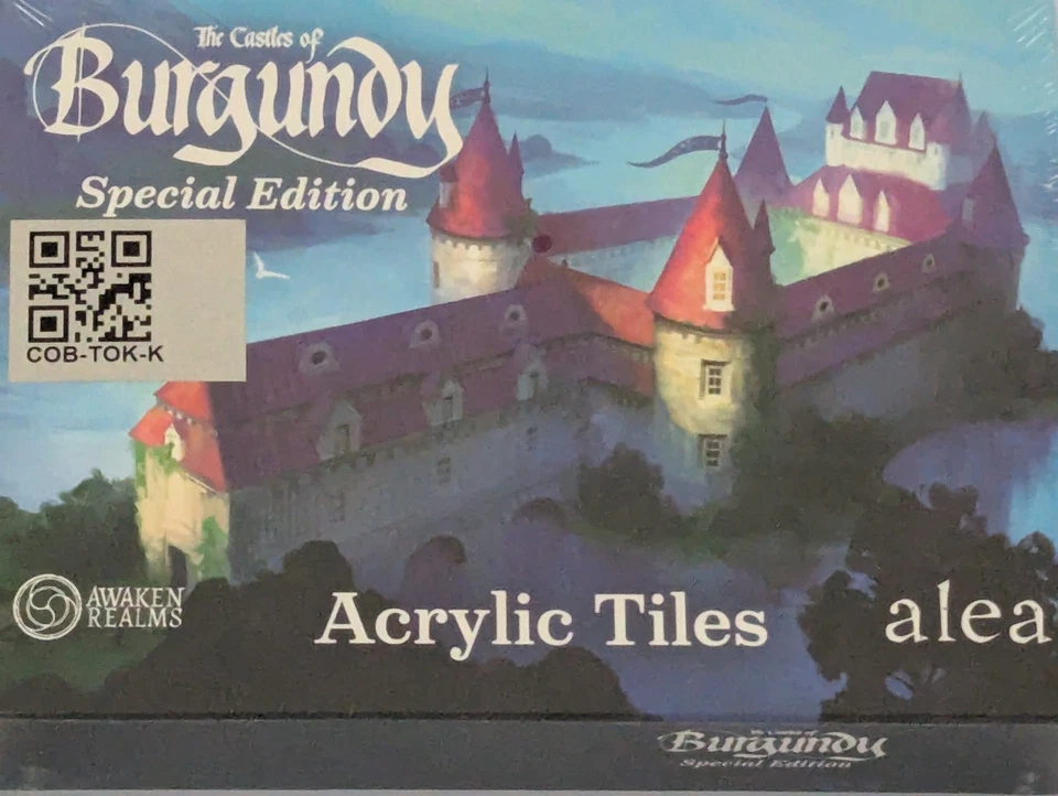 The Castles Of Burgundy Special Edition Kickstarter Acrylic Tiles OOP New Sealed - Image 2 of 4