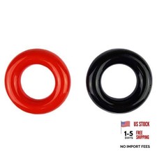2 Pack Golf Club Warm Up Swing Weight Ring Black and Red