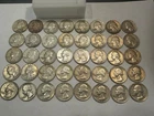 90% Silver Washington Quarter Roll 50s-60s Nice Lot With Various Dates. 40 Coins