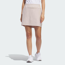 Adidas Ultimate365 Solid Skort Womens Wonder Taupe Golf Skirt Performance RED822