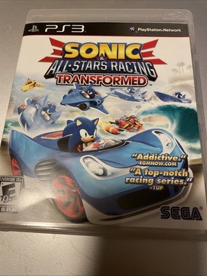 Sonic & All-Stars Racing Transformed (Sony PlayStation 3, 2012) CIB