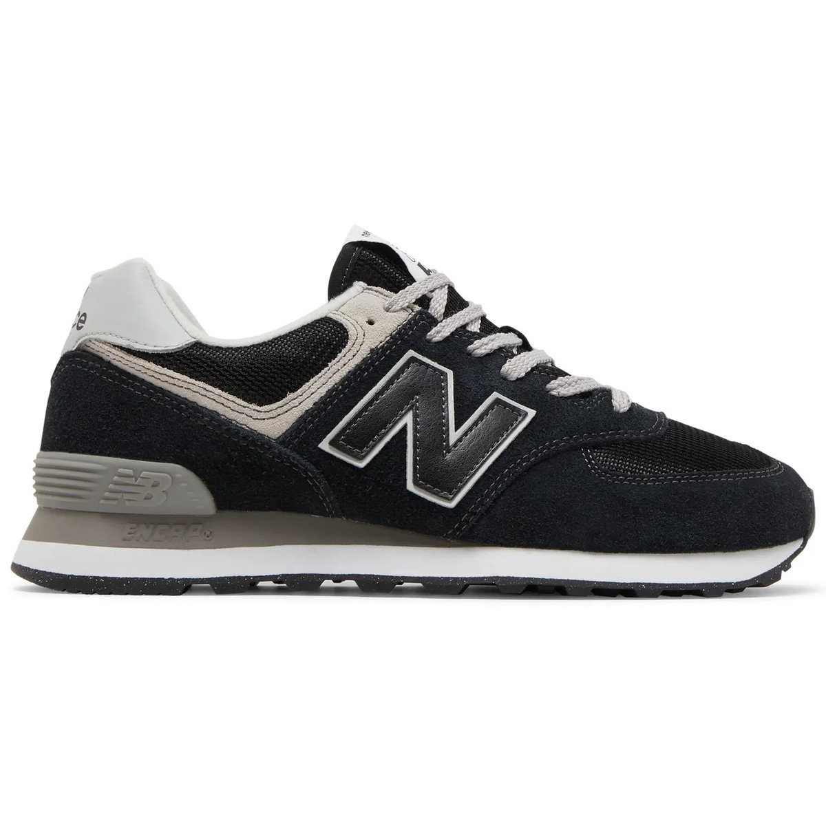New Balance 574 Black White ML574EVB Men New | eBay