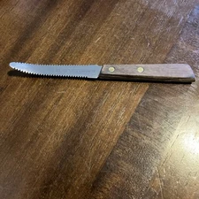 Vintage Geneva Grapefruit Knife USA Stainless 7” Serrated Curved