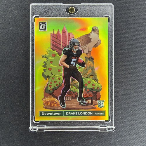 Drake London [Gold] #DT-DL 2022 Panini Donruss Optic Downtown card