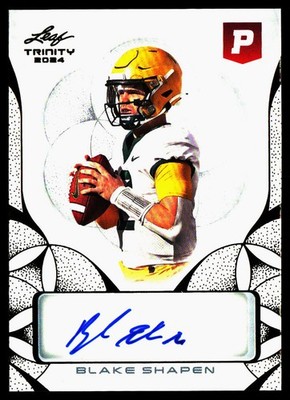 2024 Leaf Trinity Pristine - Autographs  #BA-BS1 Blake Shapen