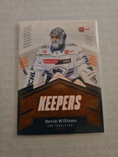 DEL Eishockey Tradingcard Saison 2025/26, Keepers Devin Williams ERC Ingolstadt