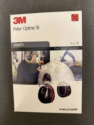 3M Peltor Optime III Helmet Mounted Earmuffs H540P3E – SNR 34dB – EN352