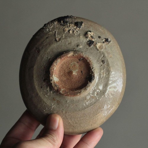 Antique Japanese KARATSU Ware Repair Pottery BOWL 5 inch 17TH C EDO WABI SABI - 第 17/24 張圖片