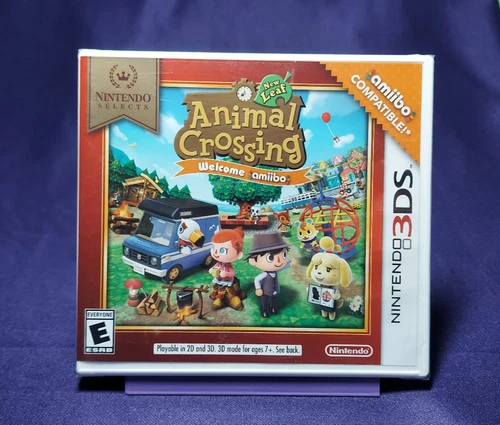 Animal Crossing: New Leaf - Welcome Amiibo Nintendo Selects 3DS - Sealed