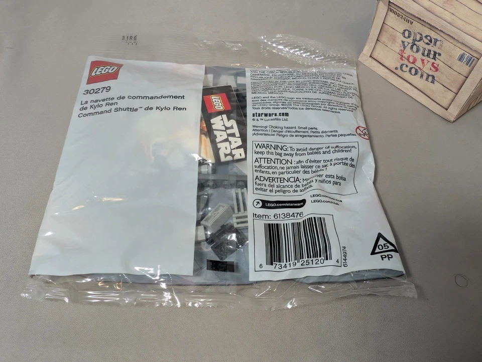 Brand New Sealed LEGO Star Wars Kylo Ren's Command Shuttle (30279) Poly Bag - Image 2 of 2