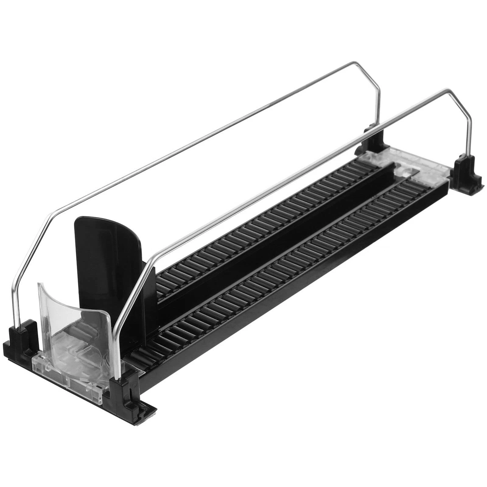 Beverage Pusher 12.40x3.54x3.34In Stainless Steel ABS PVC – Spring-Loaded Aut...