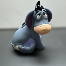 Disney Winnie the Pooh Eeyore Coin Bank Figurine Vintage Collectible