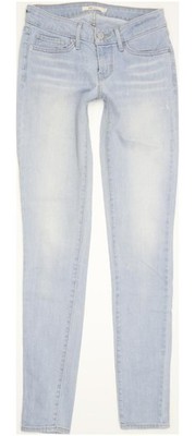 Levi's 711 Filiforme Damen Jeans blau Skinny Slim Stretch W26 L31 (92648)
