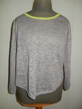 Zadig Voltaire Linen Blend Gray Relaxed Fit Sweater S