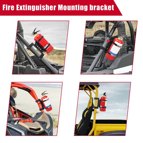 CNC Fire Extinguisher Mount Holder Bracket for Bronco for Can-Am for UTV ATV - 第 2/10 張圖片