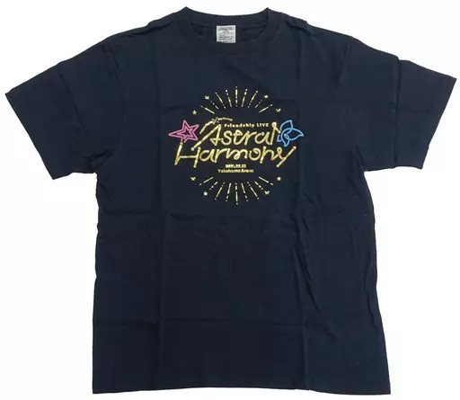 Clothing Logo foil print T-shirt Navy L size “BanG Dream!