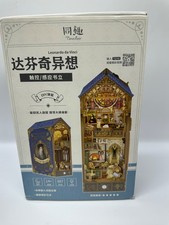 Tonecheer 3D Puzzle Book Nook Kit Leonardo da Vinci - 387pcs