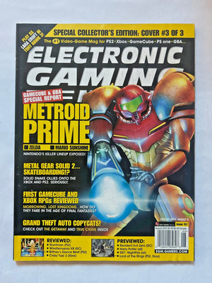 Electronic Gaming Monthly EGM Issue 157 August 2002 METROID PRIME NINTENDO