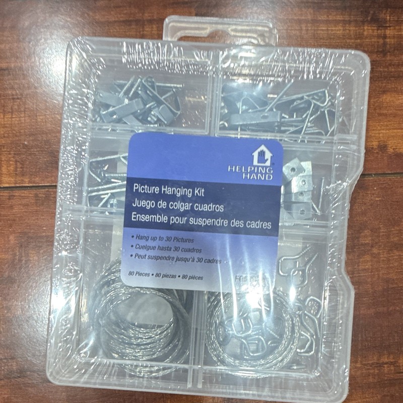 Helping Hand Picture Hanging Kit 80-Piece Hanging Kit Set, MPN F050800