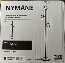 Ikea Nymane Standleuchte mit 3er-Spot Farbe: Anthrazit