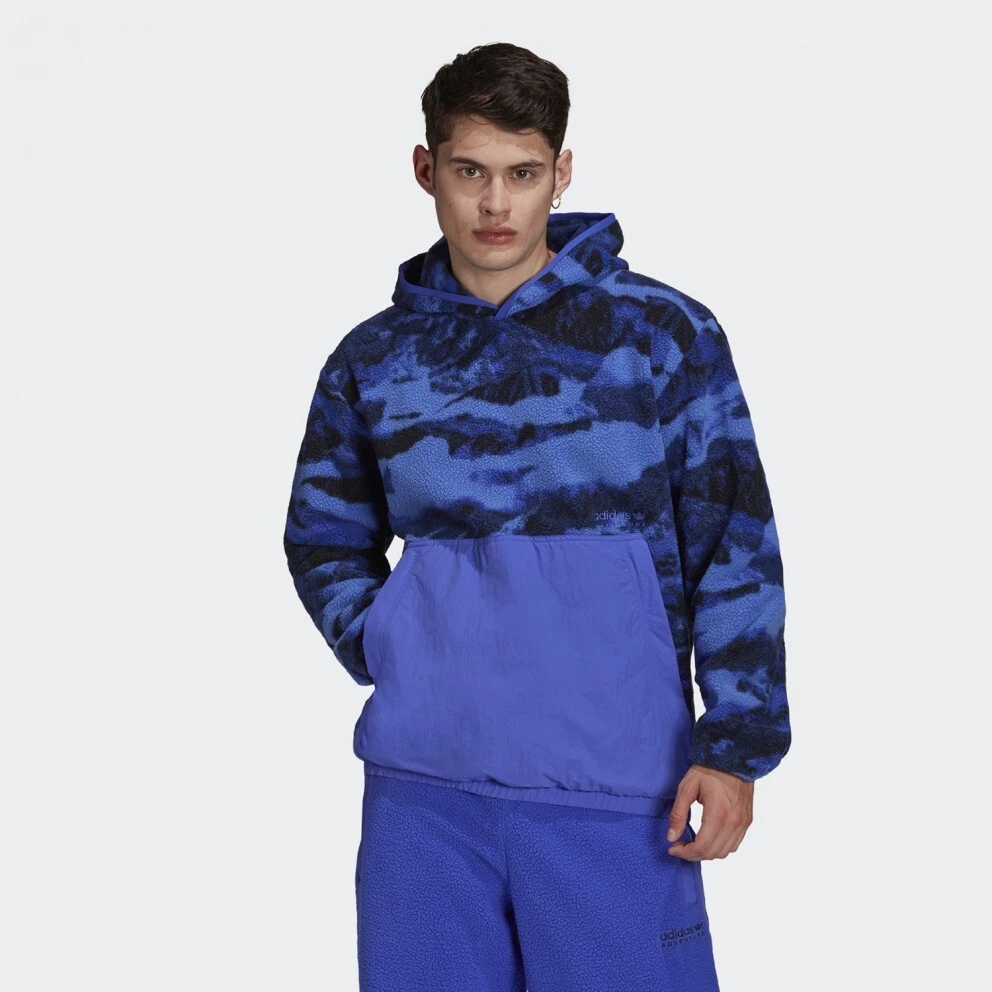 Blue camo hoodie mens sales