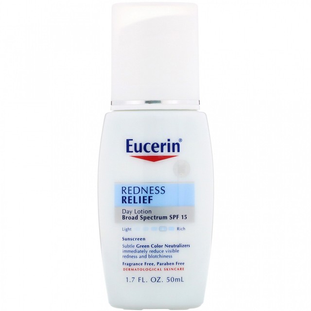 eucerin redness relief day lotion broad spectrum spf 15