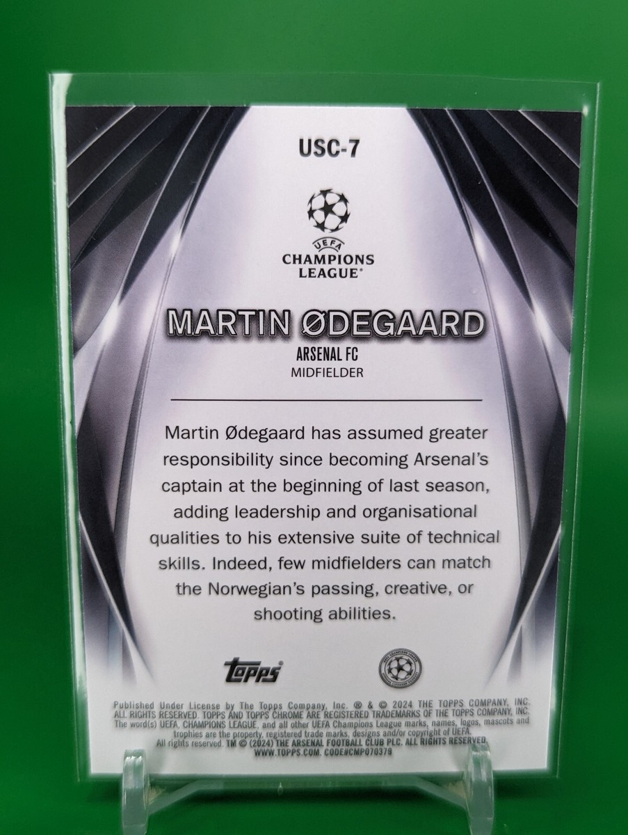 Martin Odegaard 2023-24 Topps UEFA Club Competitions Ultimate