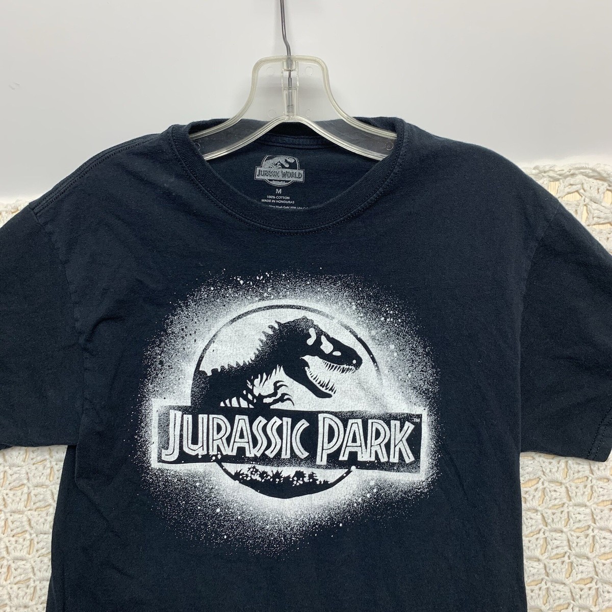 Jurassic World T-Shirt Men's Short Sleeve Park Dinosaur Graphic