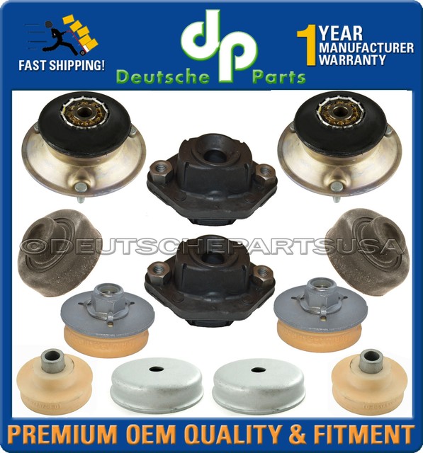 FRONT + REAR UPP + LOW Shock Strut Mount Mounts for BMW E90 E91 E92 E93